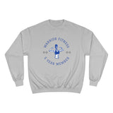Warrior Fitness 5 Year Member Sweatshirt - Comfortable Champion Apparel for Fitness Lovers