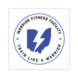 Warrior Fitness Facility Kiss-Cut Stickers - Motivational Gym Decals for Fitness Enthusiasts